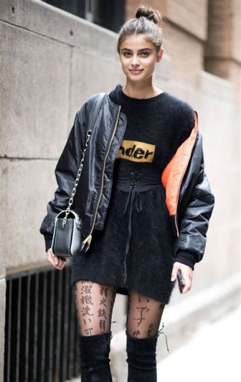 los mejores looks de street style de la estilosa modelo taylor hill cut and paste blog de moda