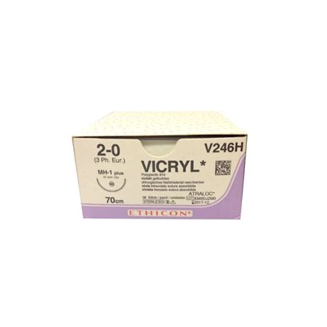 Filo Sutura Vicryl Incolore 4 0 Fs 2 45cm 36pz