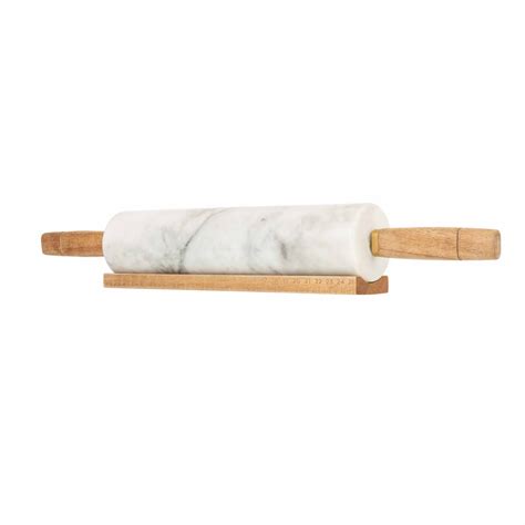 Kitchen Pantry Marble Rolling Pin And Stand