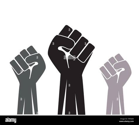 Fist Up Icon Vector Illustration Stock Vector Image And Art Alamy