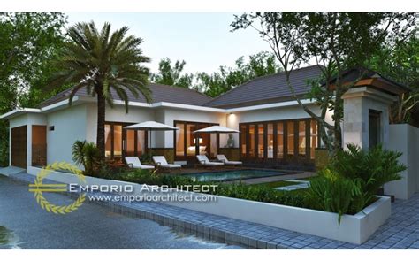 Indonesia adalah salah satu negara beriklim tropis, maka kamu sebagai penduduk indonesia memilih. Desain Villa 1 Lantai Bergaya Bali Tropis Jasa Arsitek