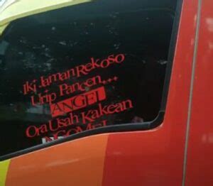 Check spelling or type a new query. 50+ Kata-Kata Lucu di Kaca Mobil Truk Yang Menarik dan ...