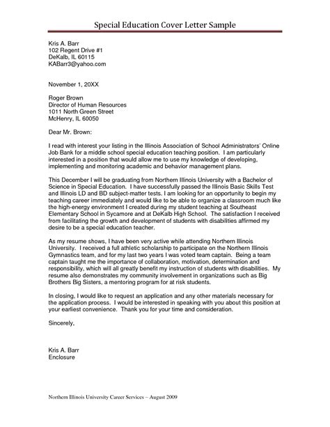 I am writing this letter to express my interest in working as a paralegal in your office. Image Name: Special Education Cover Letter Sample - PDF ...