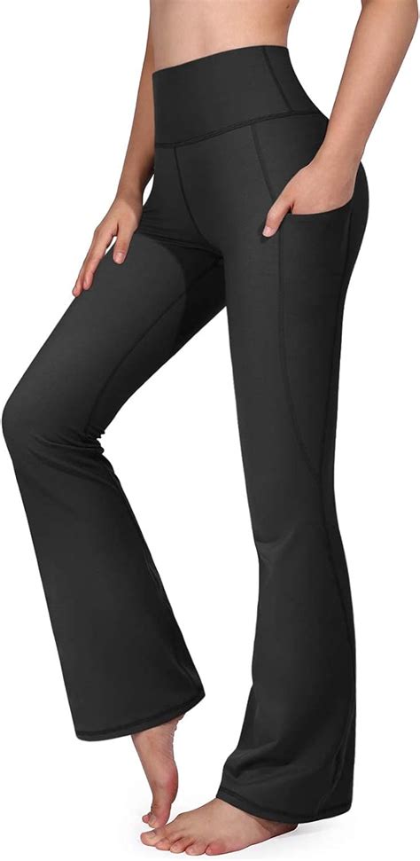 g4free flare yoga pants for women high waist bootcut pants with pockets bootleg