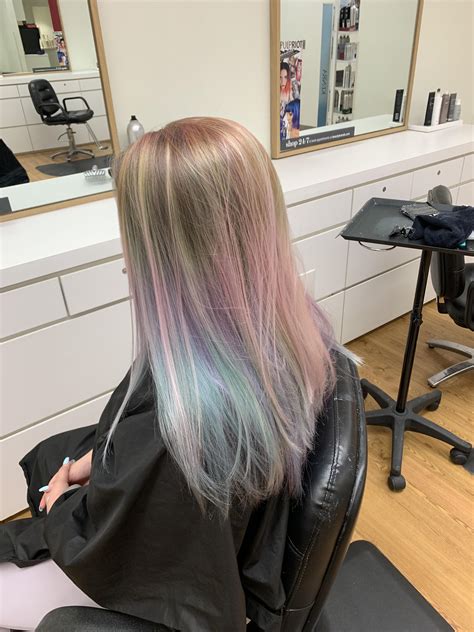 I Got My Hair Dyed Blue Then Dyed It Again Myself With Store Bought Color When My Stylist