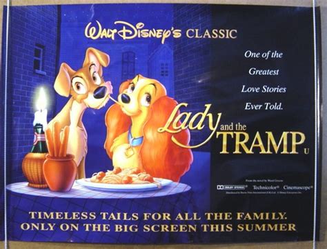 Lady And The Tramp Original Cinema Movie Poster From