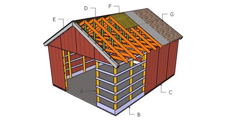 10 Free Storage Shed Plans Howtospecialist How To Build Step By