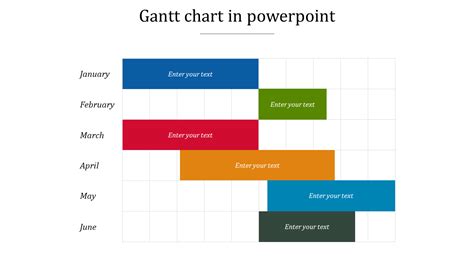 Simple Gantt Chart In Powerpoint Slideegg