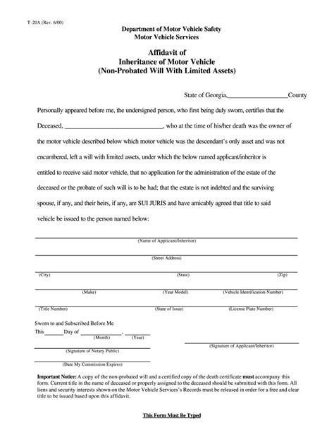 Affidavit Of Heirship Texas Form Pdf Fill Out And Sign Printable Pdf
