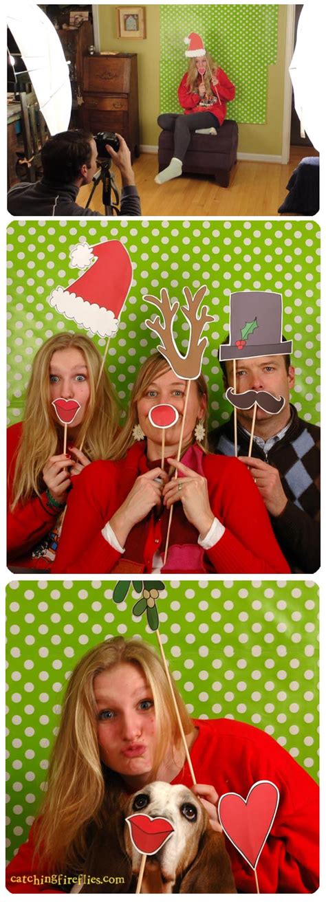 Cute Christmas Photo Booth Props The Idea Room
