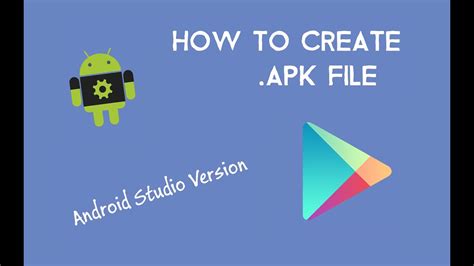 How To Create Apk File For Distribution Youtube