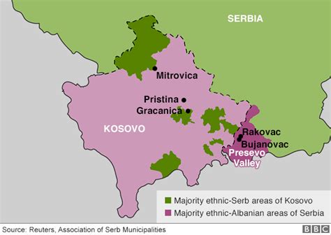 Serbia Kosovo Where Neighbours Do Not Share A Coffee Bbc News