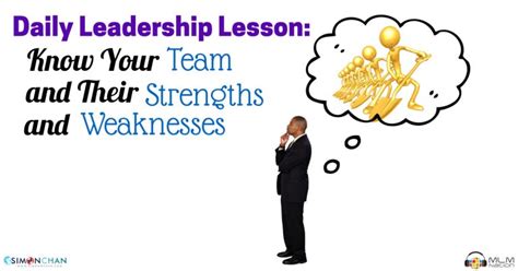 Daily Leadership Lesson Know Your Team And Their Strengths And