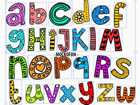 Cute Letters Mockofun