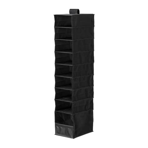 Use with other skubb products for complete control of your wardrobe. IKEA SKUBB Aufbewahrung 9 Fächer SCHWARZ Hängeregal ...