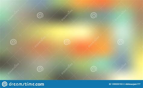 Multi Color Tone Blurred Abstract Background Illustration Stock Vector