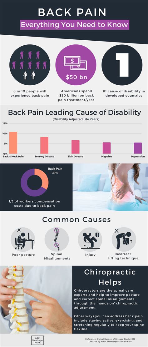 Back Pain Facts Infographic