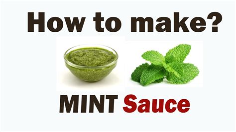 Fresh And Delicious Mint Sauce Recipe Youtube