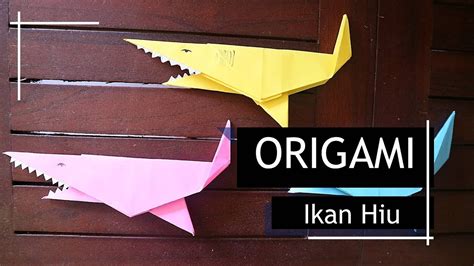 Cara membuat origami dompet i how to make origami wallet. Cara membuat origami ikan hiu mudah untuk anak - YouTube