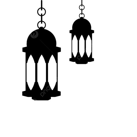Pareja De Linternas árabes Para Vector De Diseño De Decoración Con