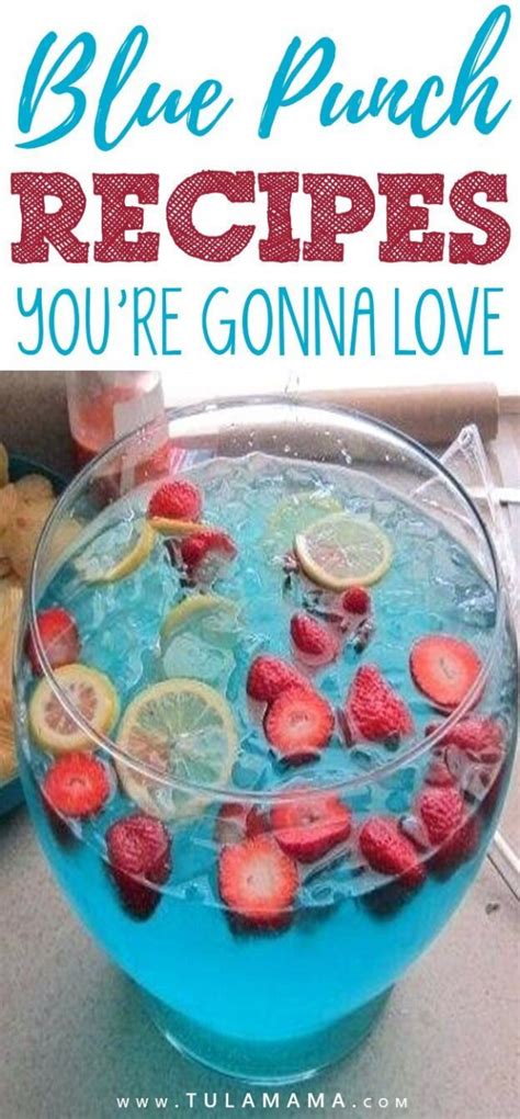 Use blue raspberry (or something similar) for blue punch or red raspberry (or something similar) make pink punch by using raspberry sherbet, or green punch by using lime sherbet, or. Easy Blue Punch Recipes for a baby shower for a birthday ...