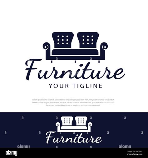 Furniture Logo Universal Luxury Premium Interior Logo Design Sofa