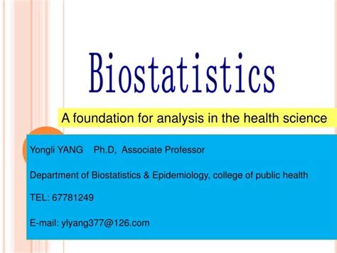 Ppt Biostatistics Powerpoint Presentation Free Download Id9082885