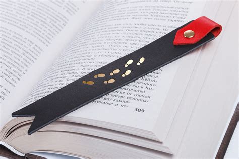 leather bookmarkpersonalized leather bookmarkbook lover etsy