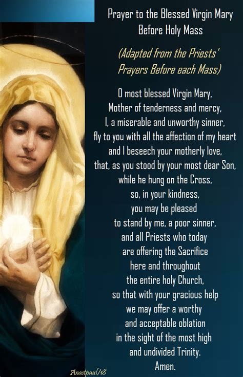 Our Morning Offering 5 May Marian Prayer Before Mass Anastpaul