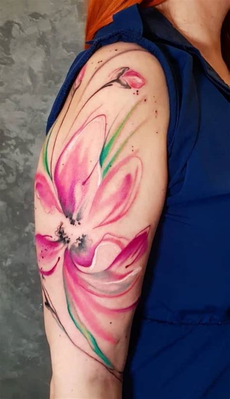 Watercolor Flower Tattoos A Visual Guide