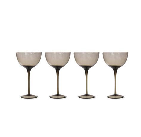 Set Of Four Cocktail Glasses By All Things Brighton Beautiful