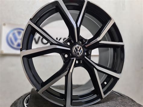 4x Brand New Vw Golf Gtd Gti Estoril Style Alloy Wheels 19 Black