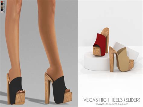 Vegas High Heels Slider At Redheadsims Sims 4 Updates