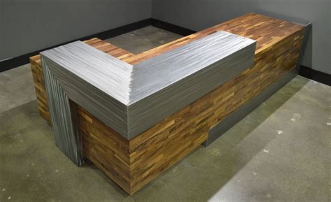 Buy Handmade Modern Reception Desk Made To Order From Metaltree Sexiz Pix