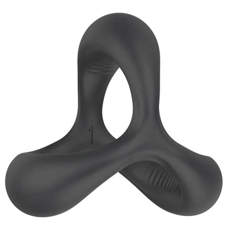 Safe Silicone Black Male Rings Double Cock Ring Delay Premature Ejaculation Penis Ball Loop Lock