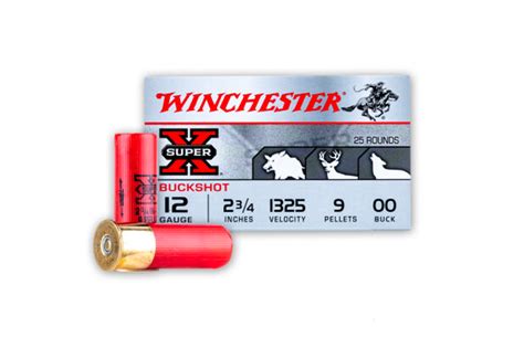 Winchester Super X 12 Gauge 2 34 00 Buckshot Value Pack 250 Shell