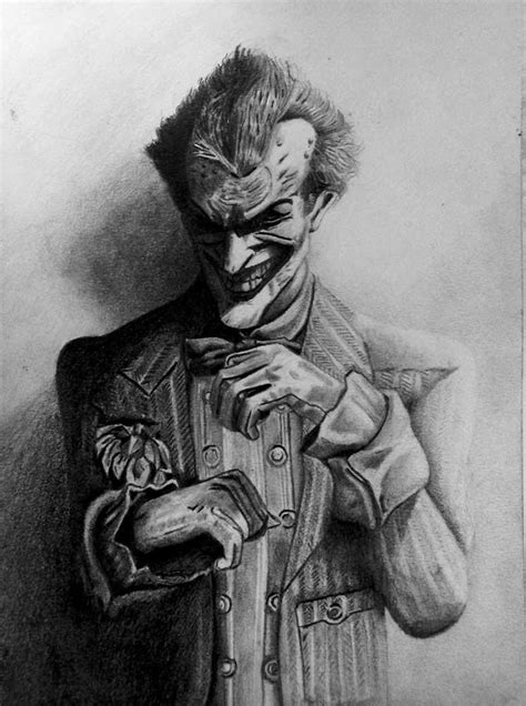 The Joker Drawing Arkham City