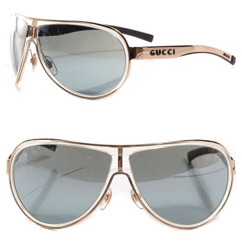 Gucci Aviator Sunglasses 1566 S Gold 94906