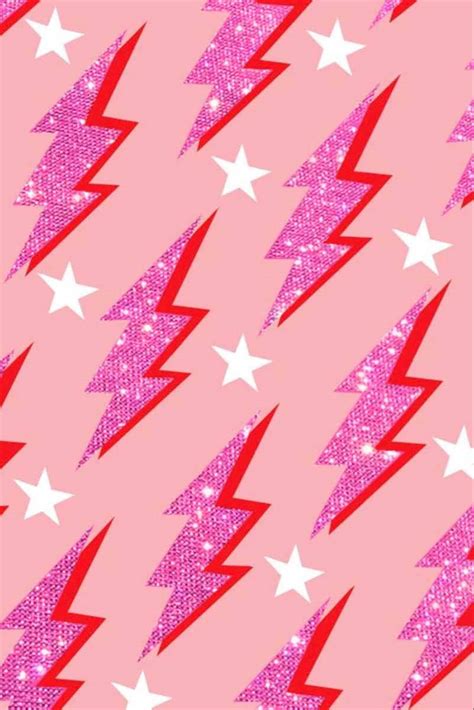 Download Preppy Glitter Lightning Wallpaper By Shawnz Preppy