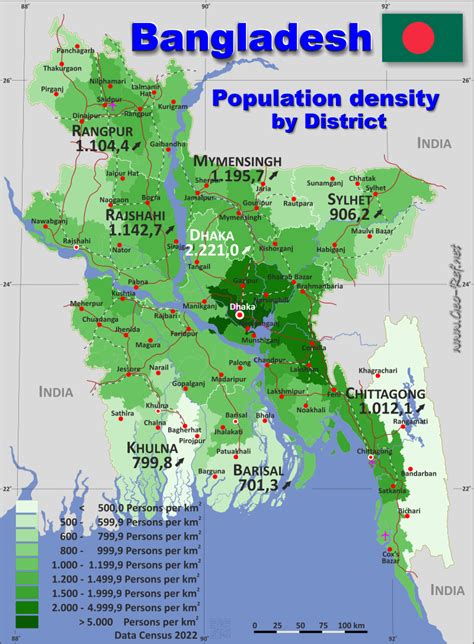 Bangladesh Country Data Links And Map By Administrative Structure