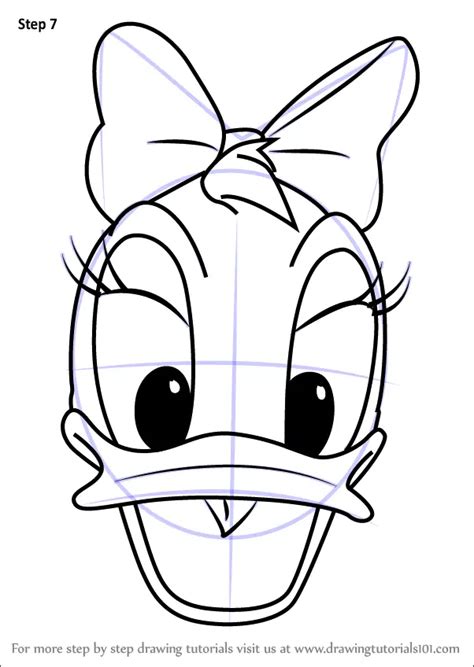 How To Draw Daisy Duck Face From Mickey Mouse Clubhouse Mickey Mouse