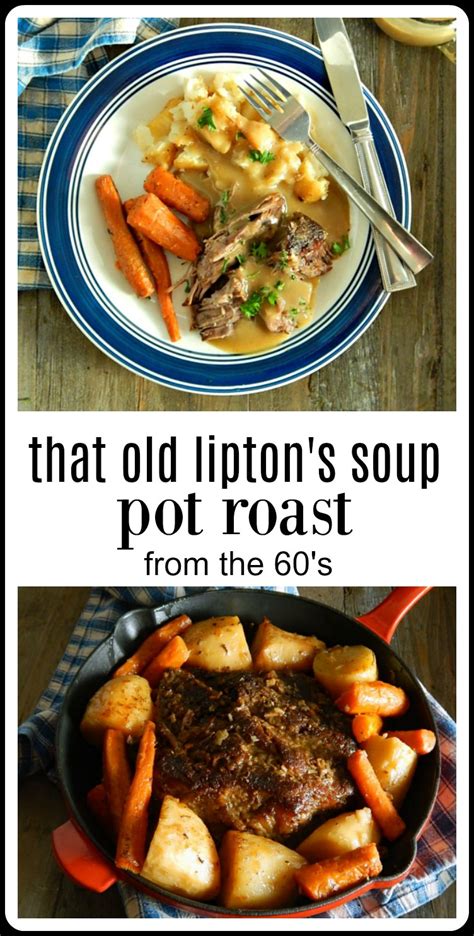 Whether you're in the classroom or keeping your little ones busy at home these days, we have fun. That Old Lipton Onion Soup Pot Roast Recipe - Frugal Hausfrau