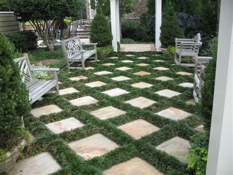 You can now shop online using your employee account but your employee discount will be applied to your transaction at the store after you present your employee discount or extended. Flagstone Patio and Mondo Grass - Traditional - Landscape ...