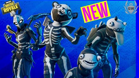 New Skull Squad Set Skins In Fortnite New Skull Squad Pack Youtube