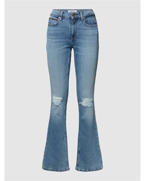 Tommy Hilfiger Denim Bootcut Jeans Im Destroyed Look Modell Maddie In