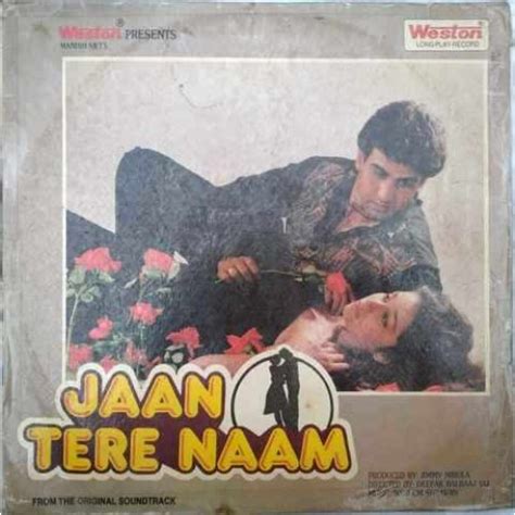 Jaan Tere Naam Wlpf 5037 Lp Vinyl Record Star Cast Ronit Roy Farheen