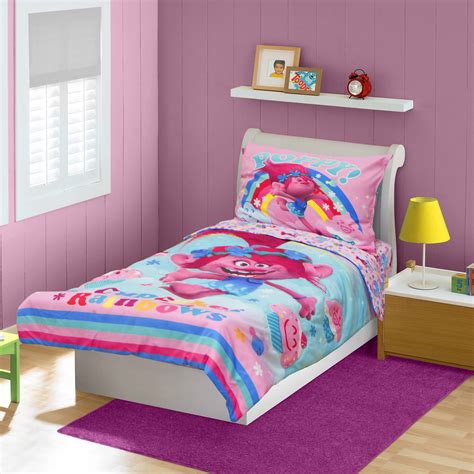 Did you scroll all this way to get facts about toddler bedroom set? Trolls 4-Piece Toddler Bedding Set - Walmart.com - Walmart.com