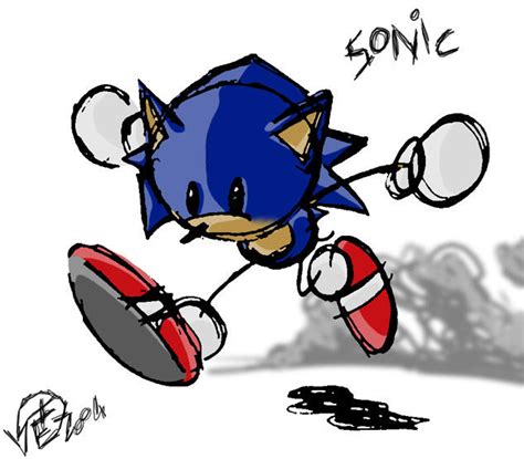 Stick Sonic By Swirlything On Deviantart