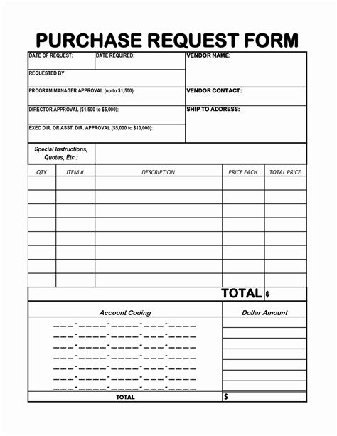Purchase Requisition Forms Template Lovely 6 Best S Of Excel Purchase