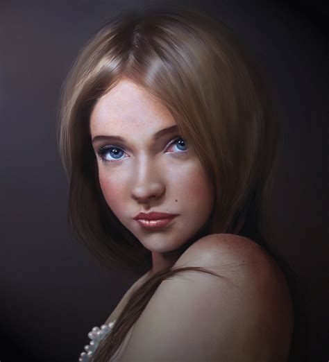 Beautiful Digital Painting Portraits Of Women Design Inspiration PSD Collector